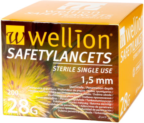 Wellion SafetyLancets 28G, A-Nr.: 4041094 - 01
