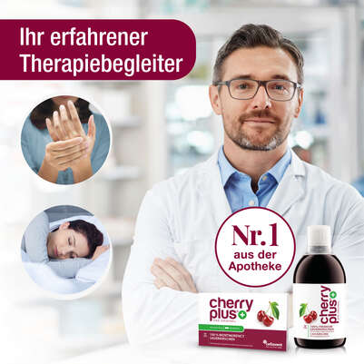 Sie sehen eine Packung Montmorency Sauerkirsch Konzentrat – hochkonzentriert – 1.450 Montmorency-Sauerkirschen pro Flasche, Produktbild: 02 Montmorency Sauerkirsch Konzentrat – hochkonzentriert – 1.450 Montmorency-Sauerkirschen pro Flasche, A-Nr.: 4753920 - 02