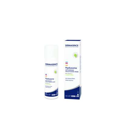 Sie sehen eine Packung Dermasence Hyalusome Intensiv Aktivierende Creme, Produktbild: 01 Dermasence Hyalusome Intensiv Aktivierende Creme, A-Nr.: 5864001 - 01