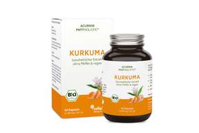 Bio Kurkuma Kapseln – 40-fache Bioverfügbarkeit ohne Pfeffer – 100% natürliches Vollspektrum Kurkuma, A-Nr.: 5036847 - 01