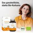 Sie sehen eine Packung Bio Kurkuma Kapseln – 40-fache Bioverfügbarkeit ohne Pfeffer – 100% natürliches Vollspektrum Kurkuma, Produktbild: 02 Bio Kurkuma Kapseln – 40-fache Bioverfügbarkeit ohne Pfeffer – 100% natürliches Vollspektrum Kurkuma, A-Nr.: 5614178 - 02
