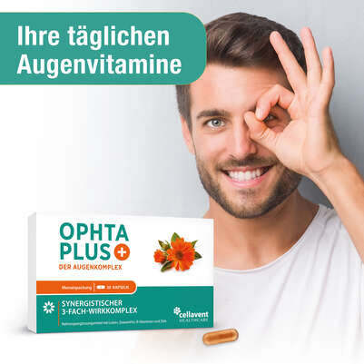 Augenvitamine – Augenkomplex der Carotinoide Lutein &amp; Zeaxanthin, B-Vitamine und Zink – 30 Kapseln, A-Nr.: 5895817 - 02