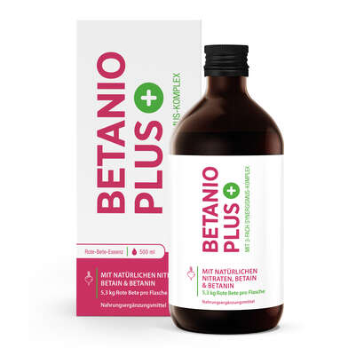 Bio-Rote-Bete-Konzentrat – reich an Nitrat &amp; Betain – 5,3 kg Bio-Rote-Beete pro 500 ml – 50 Portionen, A-Nr.: 5895674 - 01