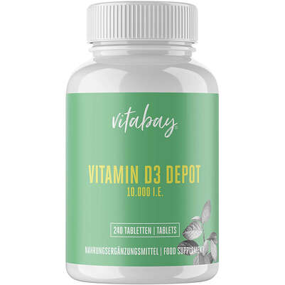 Vitabay Vitamin D3 Depot 10.000 I.E. Tabletten, A-Nr.: 5878368 - 01
