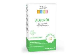 Algenöl Kapseln für Kinder – veganes Omega-3 – ohne Carrageen – 330 mg DHA aus Algen, A-Nr.: 5614209 - 01