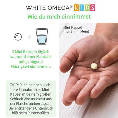 Algenöl Kapseln für Kinder – veganes Omega-3 – ohne Carrageen – 330 mg DHA aus Algen, A-Nr.: 5614209 - 03