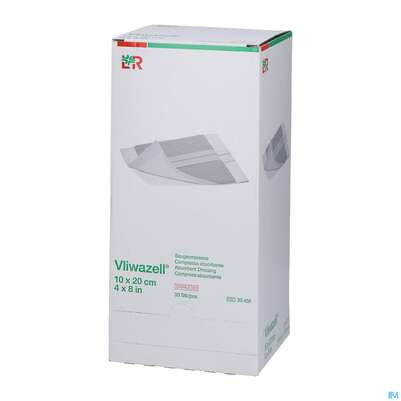 Vliwazell Saugkompresse Steril 10x 20cm 30st, A-Nr.: 3707450 - 02