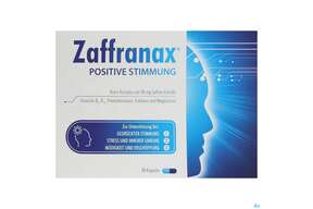 Zaffranax Kapseln Positive Stimmung 50000 30st, A-Nr.: 4563674 - 01