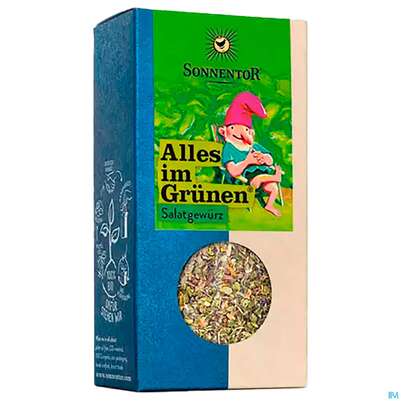 Sie sehen eine Packung Sonnentor Gewuerz/bio Salat Alles Im Gruenen Packung 00667 15g, Produktbild: 03 Sonnentor Gewuerz/bio Salat Alles Im Gruenen Packung 00667 15g, A-Nr.: 3391018 - 03