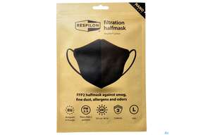 Schutzmasken Ffp2/respipro/nanofaser Carbon Large Schwarz 3st, A-Nr.: 5378766 - 01