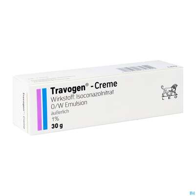 Sie sehen eine Packung Travogen Creme 30g, Produktbild: 02 Travogen Creme 30g, A-Nr.: 0632390 - 02