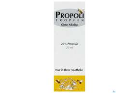 Propolis Tropfen 20% Ohne Alkohol 20ml, A-Nr.: 1751211 - 01