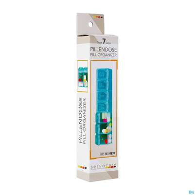 Sie sehen eine Packung Medikamentendispenser 7 Tage -sandipharma M19939 1st, Produktbild: 02 Medikamentendispenser 7 Tage -sandipharma M19939 1st, A-Nr.: 2949524 - 02