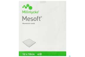 Vlieskompressen Mesoft Unsteril 10x 10cm 100st, A-Nr.: 1652213 - 01