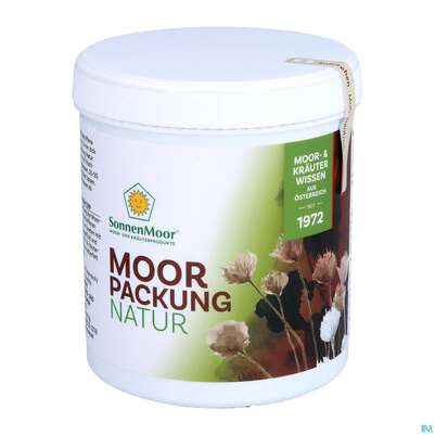 Sie sehen eine Packung Moorprodukte Sonnenmoor Moor-packung Natur 600g, Produktbild: 01 Moorprodukte Sonnenmoor Moor-packung Natur 600g, A-Nr.: 3395111 - 01