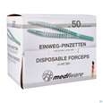 Sie sehen eine Packung Einmalpinzette Steril -sandipharma 50st, Produktbild: 02 Einmalpinzette Steril -sandipharma 50st, A-Nr.: 3138791 - 02
