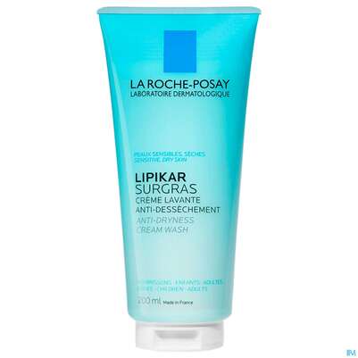 Sie sehen eine Packung La Roche Posay Koerperpflege Lipikar/surgras Konzentr.duschcreme 200ml, Produktbild: 02 La Roche Posay Koerperpflege Lipikar/surgras Konzentr.duschcreme 200ml, A-Nr.: 3061634 - 02