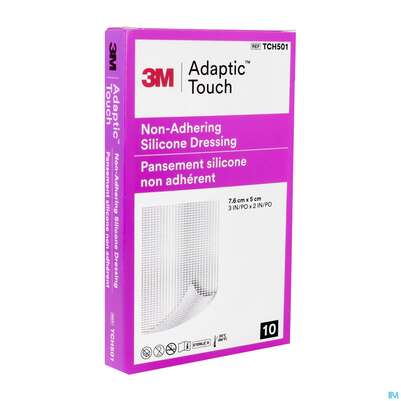 Wundverband Adaptic/silikon Touch Nicht Haftend 7,6x 5cm Nr Tch501 10st, A-Nr.: 3837193 - 02