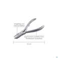 Sie sehen eine Packung Nagel Zange Canal Rostfrei Aufgelegt 10cm 3054- 1st, Produktbild: 02 Nagel Zange Canal Rostfrei Aufgelegt 10cm 3054- 1st, A-Nr.: 4786500 - 02