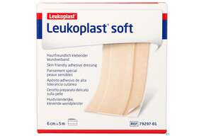 Wundpflaster Leukoplast/soft 5mx 6cm 7929701 1st, A-Nr.: 4803948 - 01