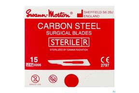 Skalpellklingen Swann Morton Gr 15 Smks15 1pk, A-Nr.: 0952864 - 01