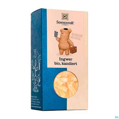 Sie sehen eine Packung Sonnentor Ingwer/bio Kandiert 00465 75g, Produktbild: 03 Sonnentor Ingwer/bio Kandiert 00465 75g, A-Nr.: 3391171 - 03