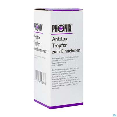 Sie sehen eine Packung Phoenix Tropfen Antitox 100ml, Produktbild: 02 Phoenix Tropfen Antitox 100ml, A-Nr.: 2373751 - 02