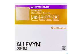 Wundauflagen Allevyn/gentle Haftend +gelkleber 10x 10cm 10st, A-Nr.: 3748041 - 01