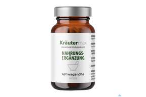 Ashwagandha Extrakt Kapseln 500mg Schlafbeere Lactosefrei, Vegan 60st, A-Nr.: 5208395 - 01