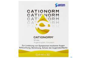 Augentropfen Cationorm Sd Sine Emulsion Einzeldosen 30st, A-Nr.: 4839946 - 01
