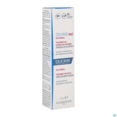 Sie sehen eine Packung Ducray Dexyane Med Creme Augenlid Neu 15ml, Produktbild: 06 Ducray Dexyane Med Creme Augenlid Neu 15ml, A-Nr.: 5659703 - 06