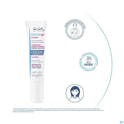Sie sehen eine Packung Ducray Dexyane Med Creme Augenlid Neu 15ml, Produktbild: 15 Ducray Dexyane Med Creme Augenlid Neu 15ml, A-Nr.: 5659703 - 15