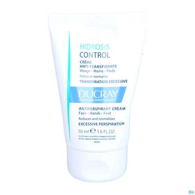 Sie sehen eine Packung Ducray Hidrosis Control Hidrosis Control Creme Für Gesicht, Hände Und Füße 50ml, Produktbild: 08 Ducray Hidrosis Control Hidrosis Control Creme Für Gesicht, Hände Und Füße 50ml, A-Nr.: 5607362 - 08