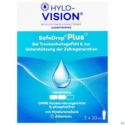 Augentropfen Hylo-vision Safe Drop Plus 2x10m 20ml, A-Nr.: 5313063 - 01