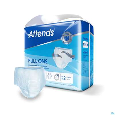 Inkontinenz Attends/pull-ons Pants/einmalhosen 4 Medium 22st, A-Nr.: 5603720 - 06
