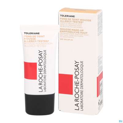 Sie sehen eine Packung La Roche Posay Gesichtspflege Toleriane Make-up/teint Mousse Matt 03 30ml, Produktbild: 04 La Roche Posay Gesichtspflege Toleriane Make-up/teint Mousse Matt 03 30ml, A-Nr.: 4091123 - 04