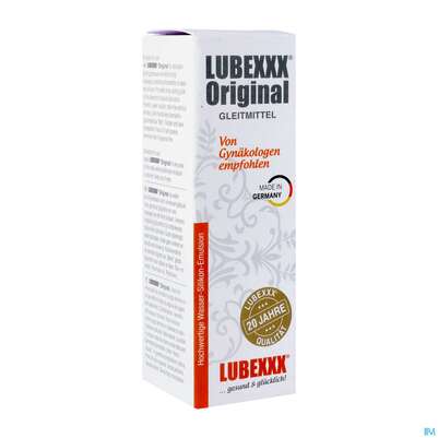 Sie sehen eine Packung Lubexxx Original Gleitgel Bodyglide 150ml, Produktbild: 02 Lubexxx Original Gleitgel Bodyglide 150ml, A-Nr.: 3741079 - 02