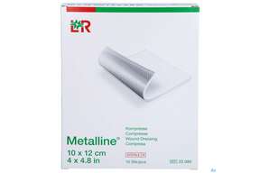 Kompressen Metalline-lohmann Entkeimt 10x 12cm 10st, A-Nr.: 0191477 - 01