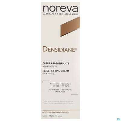 Sie sehen eine Packung Noreva Densidiane Verdichtungscreme 125ml, Produktbild: 01 Noreva Densidiane Verdichtungscreme 125ml, A-Nr.: 5354872 - 01