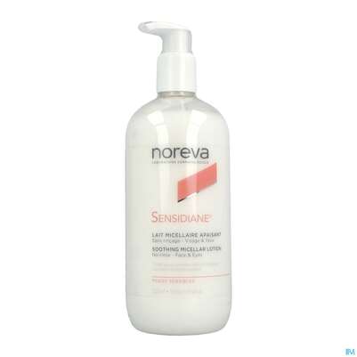 Sie sehen eine Packung Noreva Sensidiane Mizellare Reinigungslotion 500ml, Produktbild: 02 Noreva Sensidiane Mizellare Reinigungslotion 500ml, A-Nr.: 4351819 - 02