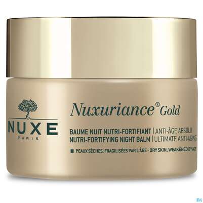 Sie sehen eine Packung Nuxe Nuxuriance Anti-aging Intensiv Gold Nacht Balsam 50ml, Produktbild: 02 Nuxe Nuxuriance Anti-aging Intensiv Gold Nacht Balsam 50ml, A-Nr.: 5267593 - 02
