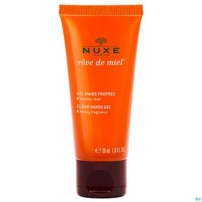 Sie sehen eine Packung Nuxe Reve De Miel Clean Hands Gel 30ml, Produktbild: 02 Nuxe Reve De Miel Clean Hands Gel 30ml, A-Nr.: 5479409 - 02