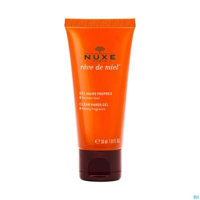 Sie sehen eine Packung Nuxe Reve De Miel Clean Hands Gel 30ml, Produktbild: 03 Nuxe Reve De Miel Clean Hands Gel 30ml, A-Nr.: 5479409 - 03