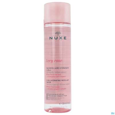 Sie sehen eine Packung Nuxe Very Rose Clean/water Trockene-sehr Trock.h 200ml, Produktbild: 02 Nuxe Very Rose Clean/water Trockene-sehr Trock.h 200ml, A-Nr.: 5301290 - 02