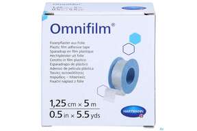 Fixierpflaster Omnifilm 5mx 1,25cm 1st, A-Nr.: 1883792 - 01