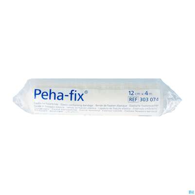Sie sehen eine Packung Elastische Binden Peha-fix Fixierbinde 4mx 12cm 1st, Produktbild: 02 Elastische Binden Peha-fix Fixierbinde 4mx 12cm 1st, A-Nr.: 4902834 - 02