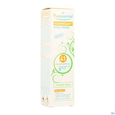 Sie sehen eine Packung Puressentiel Luftreiniger Raumspray +41 Aetherischen Oelen 75ml, Produktbild: 04 Puressentiel Luftreiniger Raumspray +41 Aetherischen Oelen 75ml, A-Nr.: 5233281 - 04