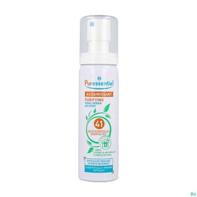 Sie sehen eine Packung Puressentiel Luftreiniger Raumspray +41 Aetherischen Oelen 75ml, Produktbild: 06 Puressentiel Luftreiniger Raumspray +41 Aetherischen Oelen 75ml, A-Nr.: 5233281 - 06