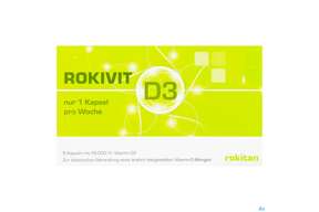 Vitamin D3 Kapseln 28000ie Rokivit D3 8st, A-Nr.: 4581198 - 01