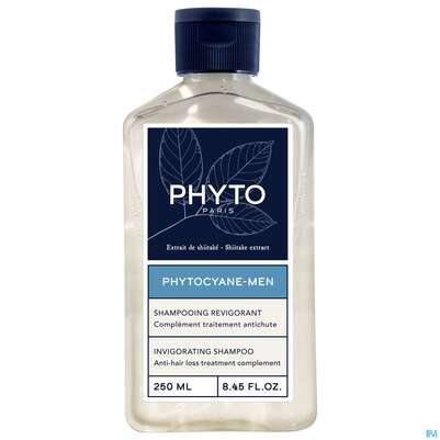 Sie sehen eine Packung Shampoon Phytocyane Men Anti-hairloss 250ml, Produktbild: 01 Shampoon Phytocyane Men Anti-hairloss 250ml, A-Nr.: 5771015 - 01